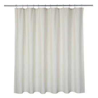 Garvee Waterproof Microfiber Shower Curtain with Embossed Dot Pattern & Eyelet Top