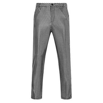 Mens Metallic Pants Shiny Sequins Straight Leg Trousers Disco Nightclub Party Dance 70s