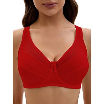 Women's Mesh Adjustable Strap Underwire Soft Bras