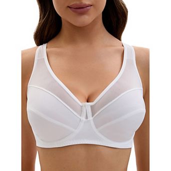 Women's Mesh Adjustable Strap Underwire Soft Bras