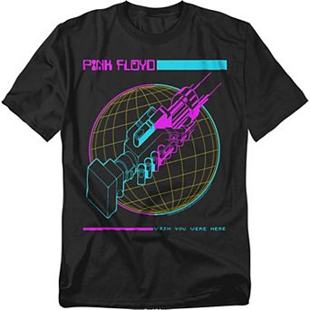 Big & Tall Pink Floyd Wish You Were Here Grid Graphic Tee