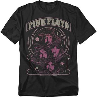 Big & Tall Vintage Galaxy Pink Floyd Graphic Tee