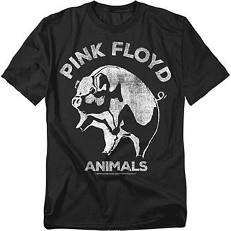 Big & Tall Pink Floyd Animals Pig Graphic Tee