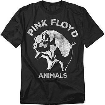 Big & Tall Pink Floyd Animals Pig Graphic Tee