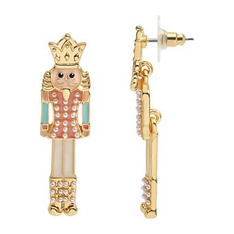 LC Lauren Conrad Nutcracker Drop Earrings