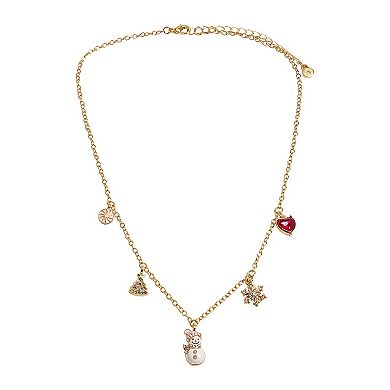 LC Lauren Conrad Multi Charm Pendant Necklace
