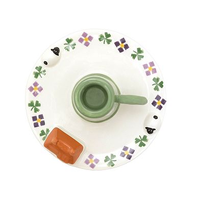 Celebrate Together™ St. Patrick's Day Ceramic Cottage Taper Holder