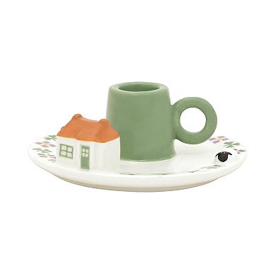 Celebrate Together™ St. Patrick's Day Ceramic Cottage Taper Holder
