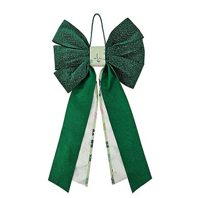 Celebrate Together™ St. Patrick's Day Shamrock Printed Fabric Bow Decor