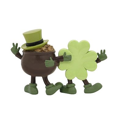 Celebrate Together™ St. Patrick's Day Resin Shamrock & Pot of Gold Table Decor