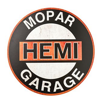 American Art Décor Mopar Hemi Garage Metal Sign 30-Inch Wall Decor