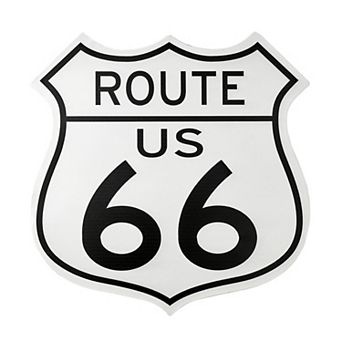 American Art Décor Route 66 Metal Sign 30-Inch Wall Decor