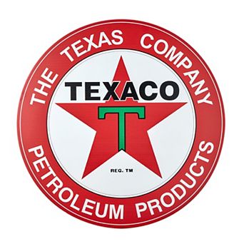 American Art Décor Texaco Petroleum Metal Sign 30-Inch Wall Decor