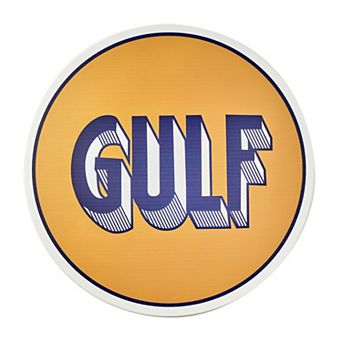 American Art Décor Gulf Oil Metal Sign 30-Inch Wall Decor