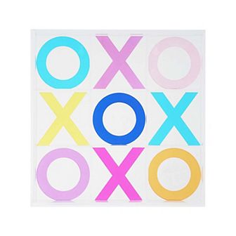 American Art Décor Acrylic Tic Tac Toe Board Game 10-Inch