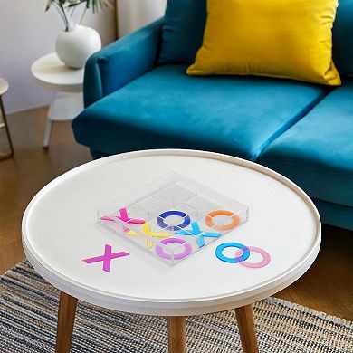 American Art Décor Acrylic Tic Tac Toe Board Game 10-Inch
