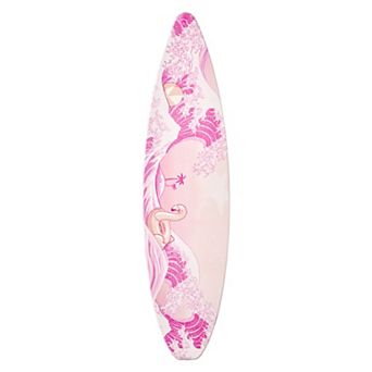 American Art Décor Surfboard Flamingo & Beachball Wall Decor