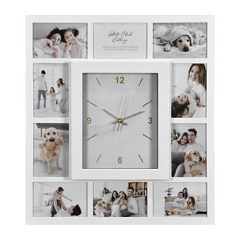 American Art Décor Picture Frame Collage Clock