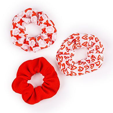Scrunchies 3-pc. Valentine's Hair Accessories Set