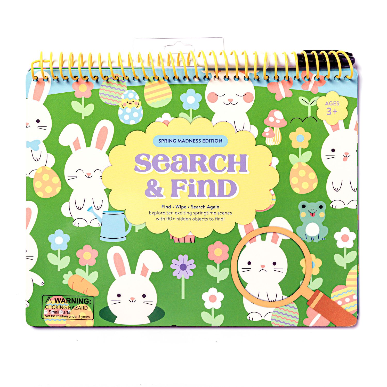 Wipe Clean Spring Madness Search and Find with Dry Erase Marker