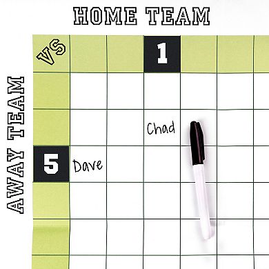 Football Pool Poster with Sticker Sheet