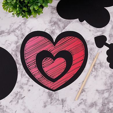 Die Cut Scratch Art Pack - Hugs & Bugs Edition