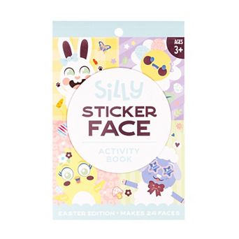 Silly Sticker Face Easter Activity Book