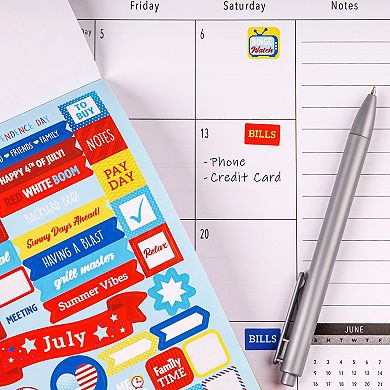 Stickin' Seasonally – A Year of Planner Stickers