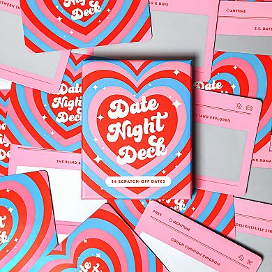 Date Night Scratch Off Cards 34-pc. Deck