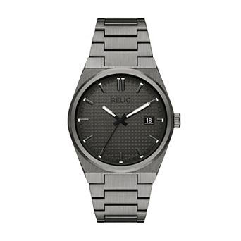 Relic by Fossil Men's Gunmetal Tone Bracelet Watch