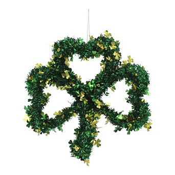 Celebrate Together™ St. Patrick's Day Tinsel Shamrock Wreath
