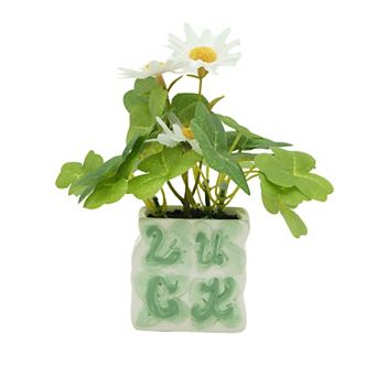 Celebrate Together™ St. Patrick's Day Artificial Luck Vase with Botanical Arrangement