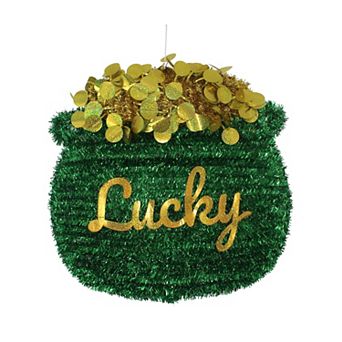 Celebrate Together™ St. Patrick's Day Tinsel Pot of Gold Wall Decor