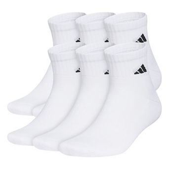 Men's adidas Classic Cushioned 6 pk Quarter Socks