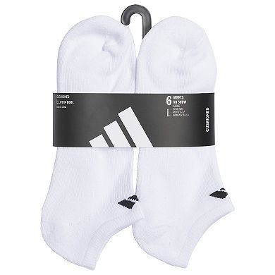 Men's adidas Classic Cushioned 6-pk. No Show Socks