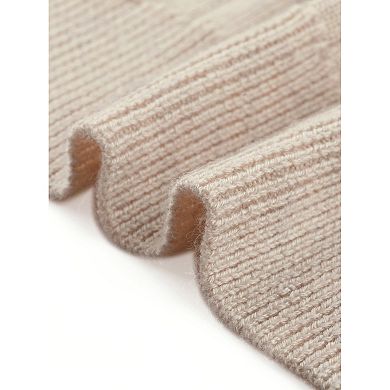 Striped Sweater for Women's Drop Shoulder Crew Neck Long Sleeve Color Block Pullover Knitted Tops