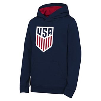Kids USA Shield Graphic Pullover Fleece Hoodie
