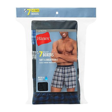 Men's Hanes® 5+2 Bonus Pack Woven Boxers