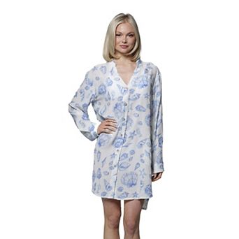 Women's Portocruz Button Front Big Shirt Swim Cover Up