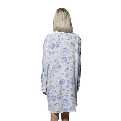Women's Portocruz Button Front Big Shirt Swim Cover Up