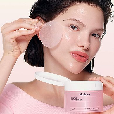Collagen Gel Toner Pads for Pore Minimizing & Firming Care