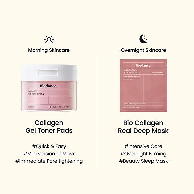 Collagen Gel Toner Pads for Pore Minimizing & Firming Care