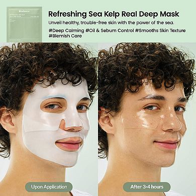 Real Deep Mask Gift Set - 4 Masks for Pore Care, Hydration, Calming and Dark Spot Treatment
