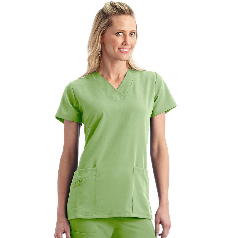 UPC 609953151182 product image for Women's Jockey Scrubs Wrinkle-Free Top 2206, Size: XL, Brt Green | upcitemdb.com