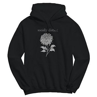 Men's Socially Distant Dahlia Wednesday Graphic Hoodie