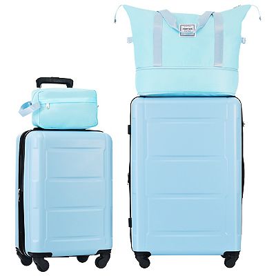 Merax Piece Luggage Set with Bags Expanable Spinner Wheels