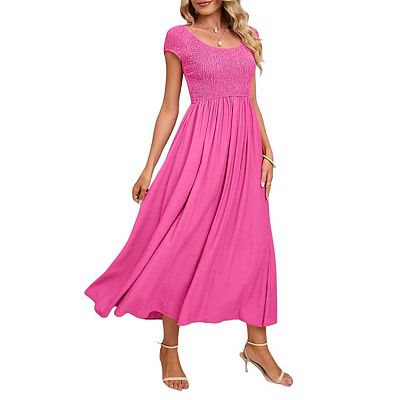 sachin and babi light blue dress Floor Length Summer Dress Women's V-Neck Long Sleeve Maxi Dress