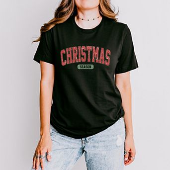 Varsity Christmas Season - Womens Short Sleeve Tee