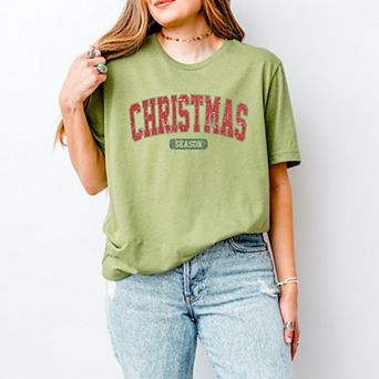 Varsity Christmas Season - Womens Short Sleeve Tee