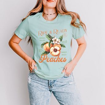 Simply Sage Market Ripe & Ready Peaches Short Sleeve Tee